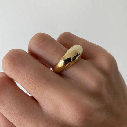 Bague Minimaliste en Acier Inoxydable – Design Géométrique et Épuré