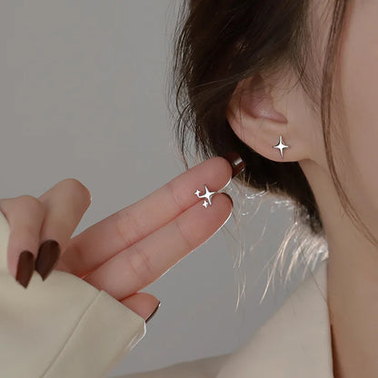 Créoles Épaisses en Acier Inoxydable – Boucles d'Oreilles Rondes Tendance pour Femme
