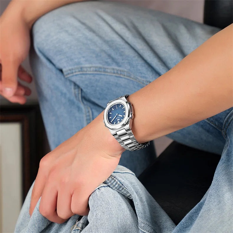 Montre Homme Carrée – Élégance Business & Design Moderne