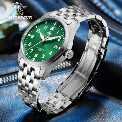 ADDIESDIVE NH35 – Montre Automatique Homme Acier Inoxydable 316L