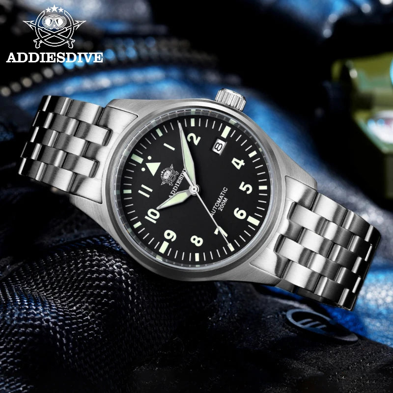 ADDIESDIVE NH35 – Montre Automatique Homme Acier Inoxydable 316L