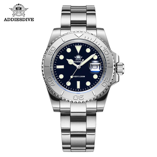 ADDIESDIVE H3 – Montre de Plongée Homme de Luxe en Acier Inoxydable