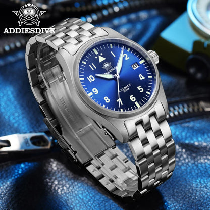 ADDIESDIVE NH35 – Montre Automatique Homme Acier Inoxydable 316L