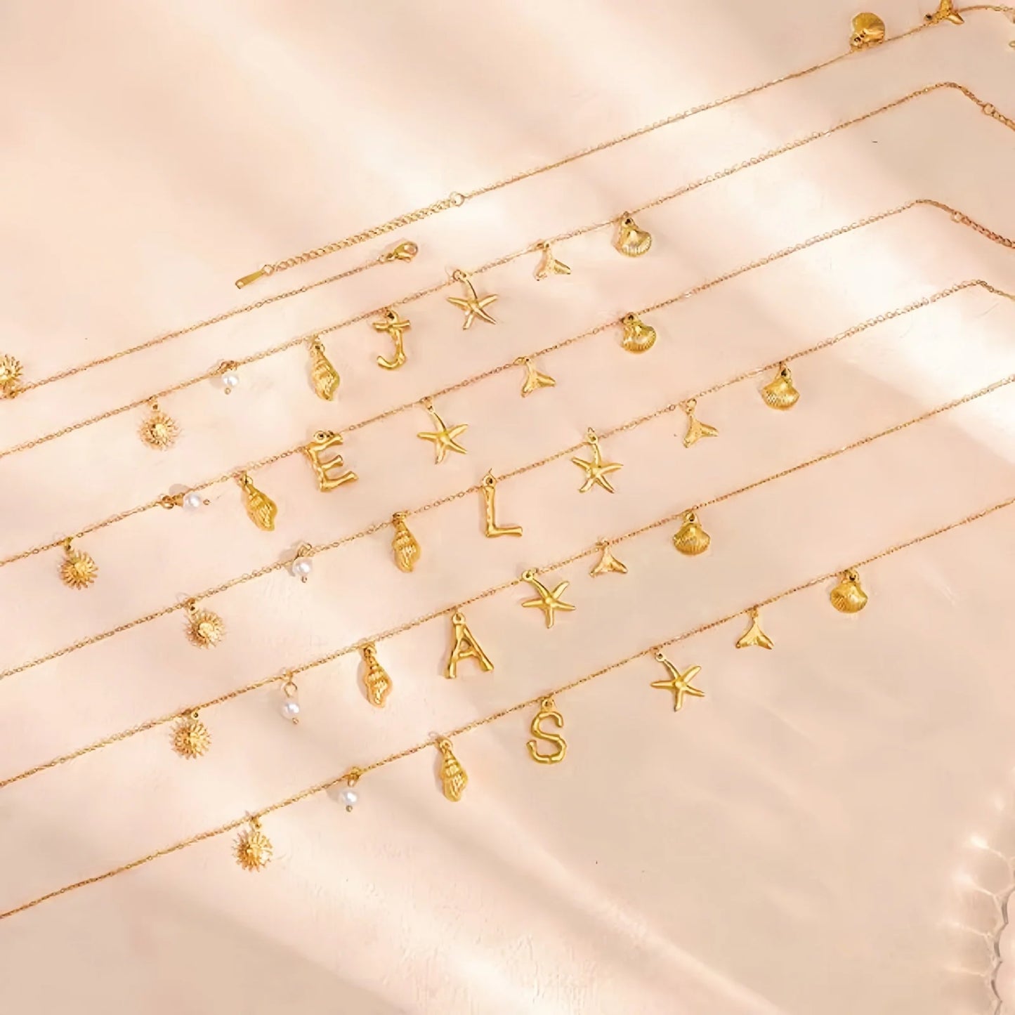 Collier MHS.SUN Étoile de Mer – Plaqué Or & Résistant à l’Eau